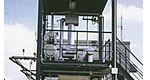 Membrane separation type solvent dehydration system