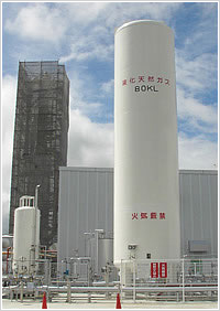 Stationary cryogenic storage tank