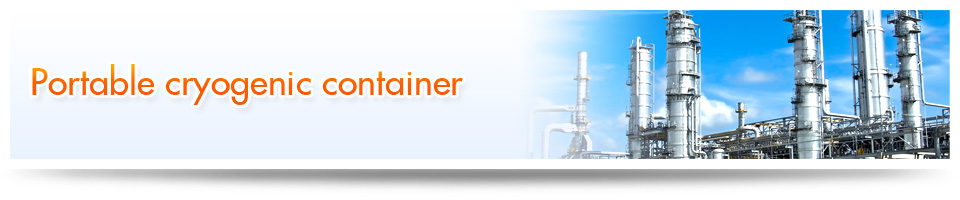 Portable cryogenic container